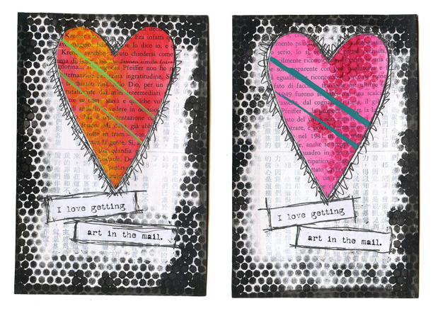 Heart Postcards