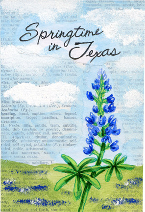 Springtime in Texas Postcards