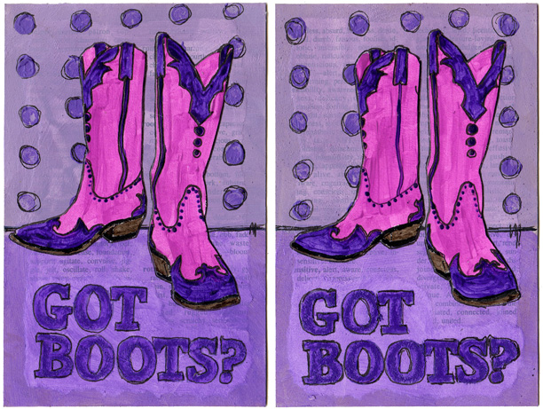 Got Boots? Postcards